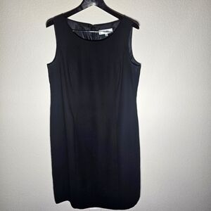 Jones Studio Women's sz 14 Black Sleeveless Dress